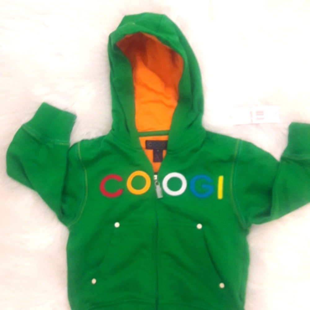 Coogie Boys Zippered Hoodie Sweatshirt